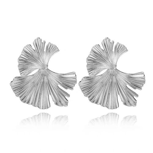 Ginkgo Leaf Vine Earrings Gold and Silver | F117