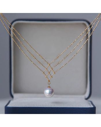 Gold Plated Pearl Layered Necklace | HN2060